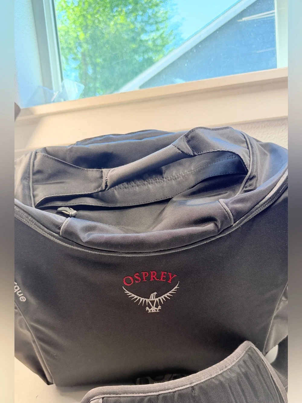Osprey Torque Black Courier Messenger Laptop bag Travel Bag 1200 cu in